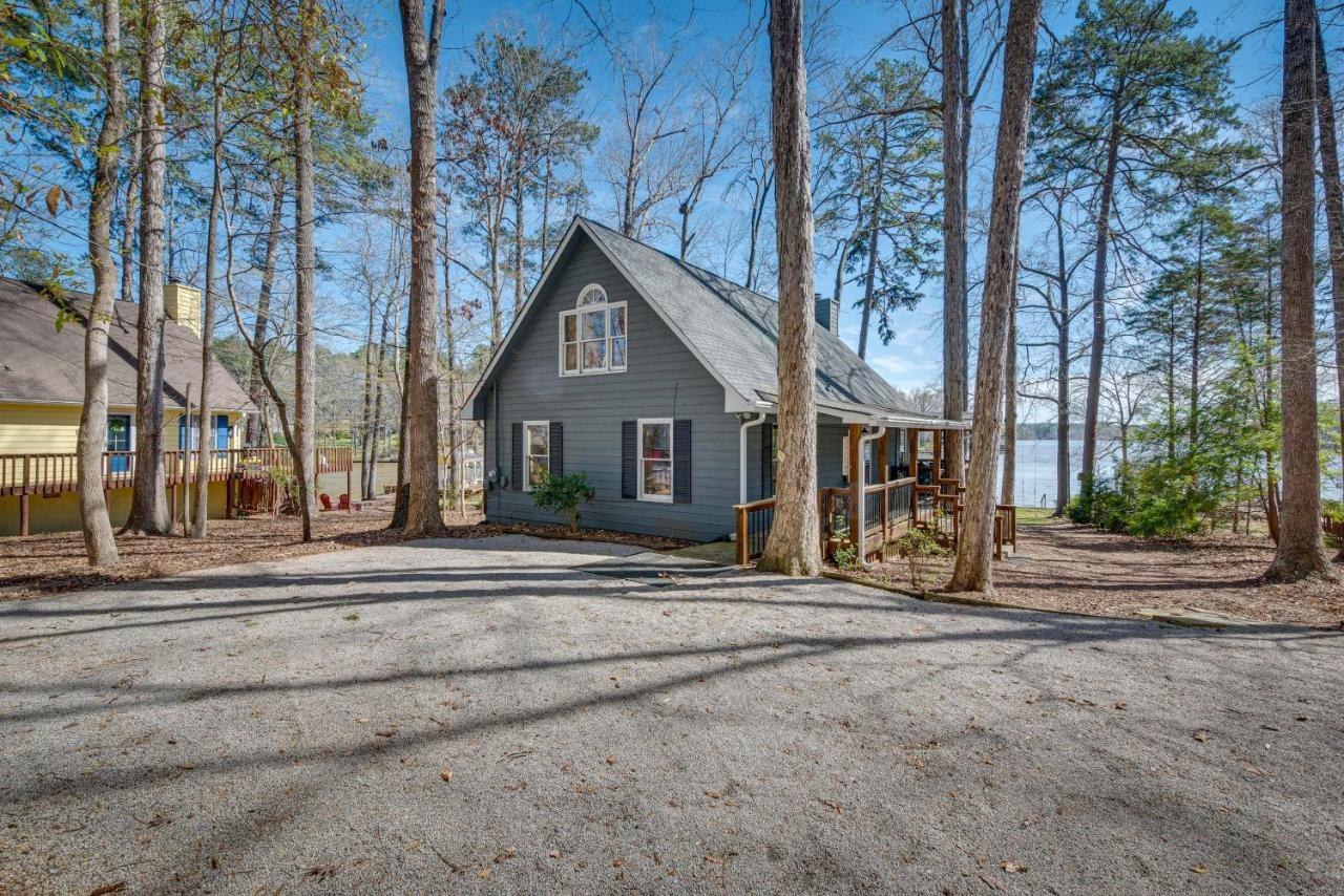 Quiet Lakefront Eatonton House With Boat Dock! Villa Buitenkant foto